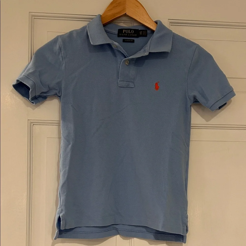 Polo by Ralph Lauren Sky Blue Kids Polo Shirt - Picture 1 of 7